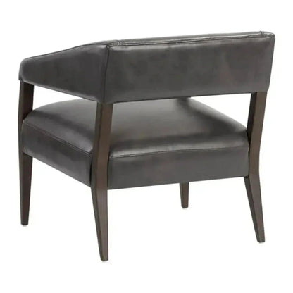 Carlyle Leather Lounge Chair-Lounge Chairs-SUNPAN-LOOMLAN