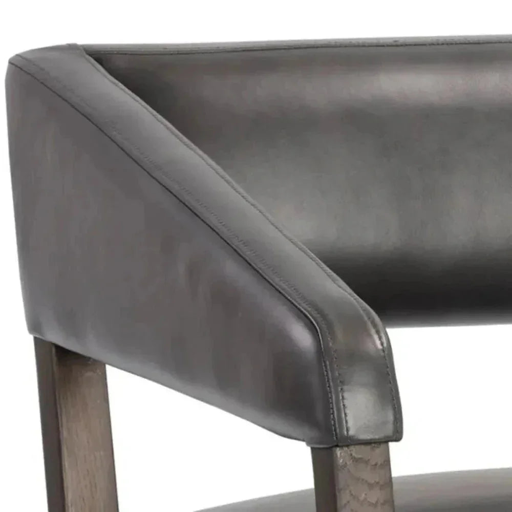 Carlyle Leather Lounge Chair-Lounge Chairs-SUNPAN-LOOMLAN