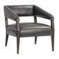 Carlyle Leather Lounge Chair-Lounge Chairs-SUNPAN-Brentwood Charcoal-LOOMLAN