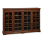 Carmel - By - The - Sea Walnut Bookcase Glass Doors - LOOMLAN - Sarreid - Sideboards