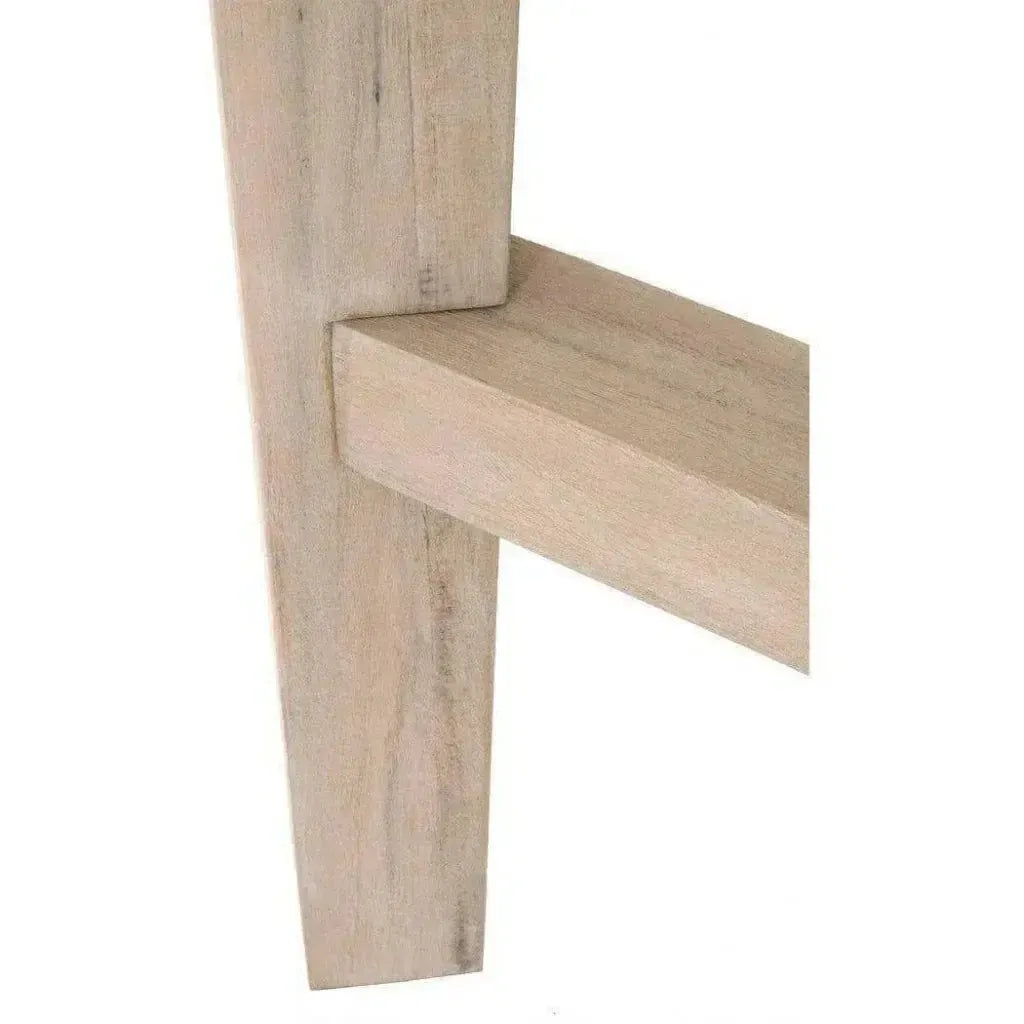 Carmel Outdoor Square Counter Table Gray Teak-Outdoor Counter Tables-Essentials For Living-LOOMLAN