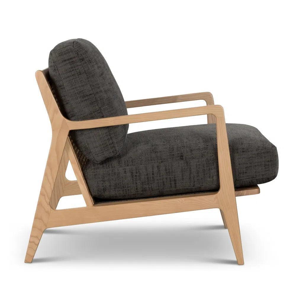 Carmelo Linen Accent Arm Chair - LOOMLAN - Urbia - Accent Chairs