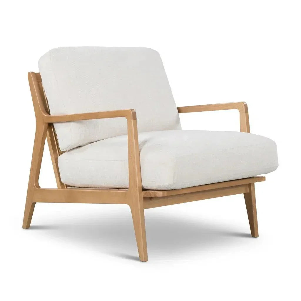 Carmelo Linen Accent Arm Chair - LOOMLAN - Urbia - Accent Chairs