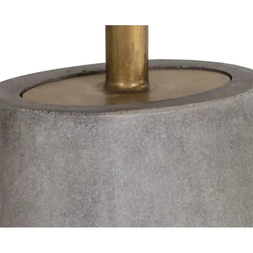 Carment Side Table Concrete Terrazzo Top Rod - LOOMLAN - SUNPAN - Side Tables