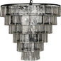 Carnegie Metal And Glass Chandelier