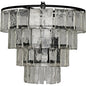 Carnegie Metal And Glass Chandelier