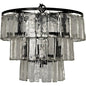 Carnegie Metal And Glass Chandelier