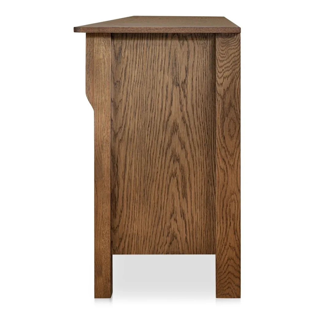 Caroline Warm Brown Solid Oak Sideboard - LOOMLAN - Moe's Home - Sideboards