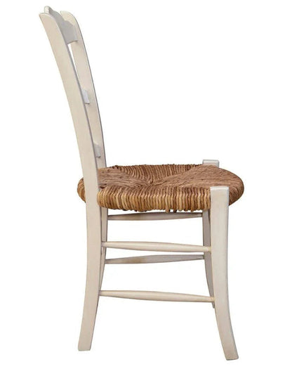 Caroline Wooden Cream Side Chair - LOOMLAN - Furniture Classics - Accent Chairs