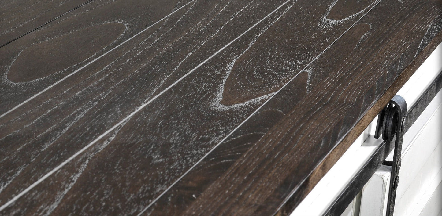 Carriage House Wooden TV Console