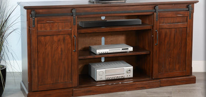 Carriage House Wooden TV Console