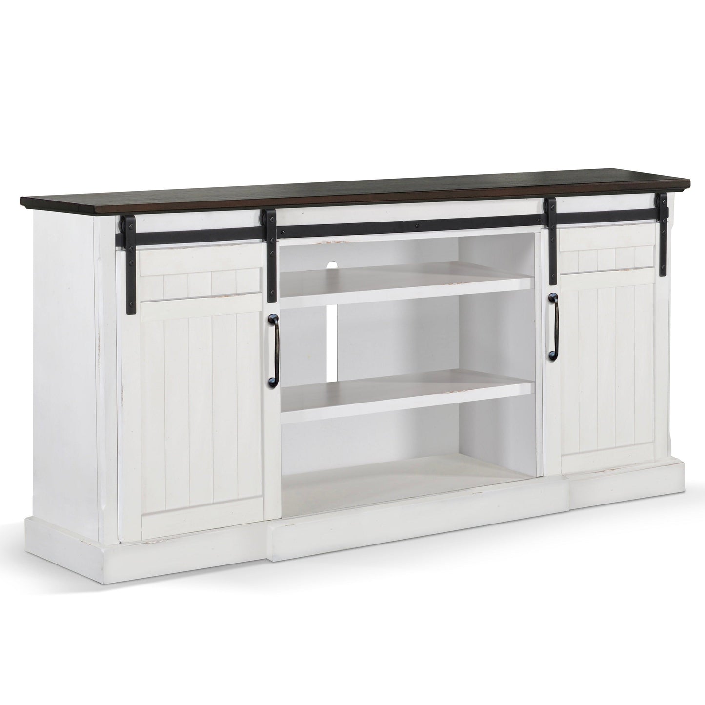 Carriage House Wooden TV Console