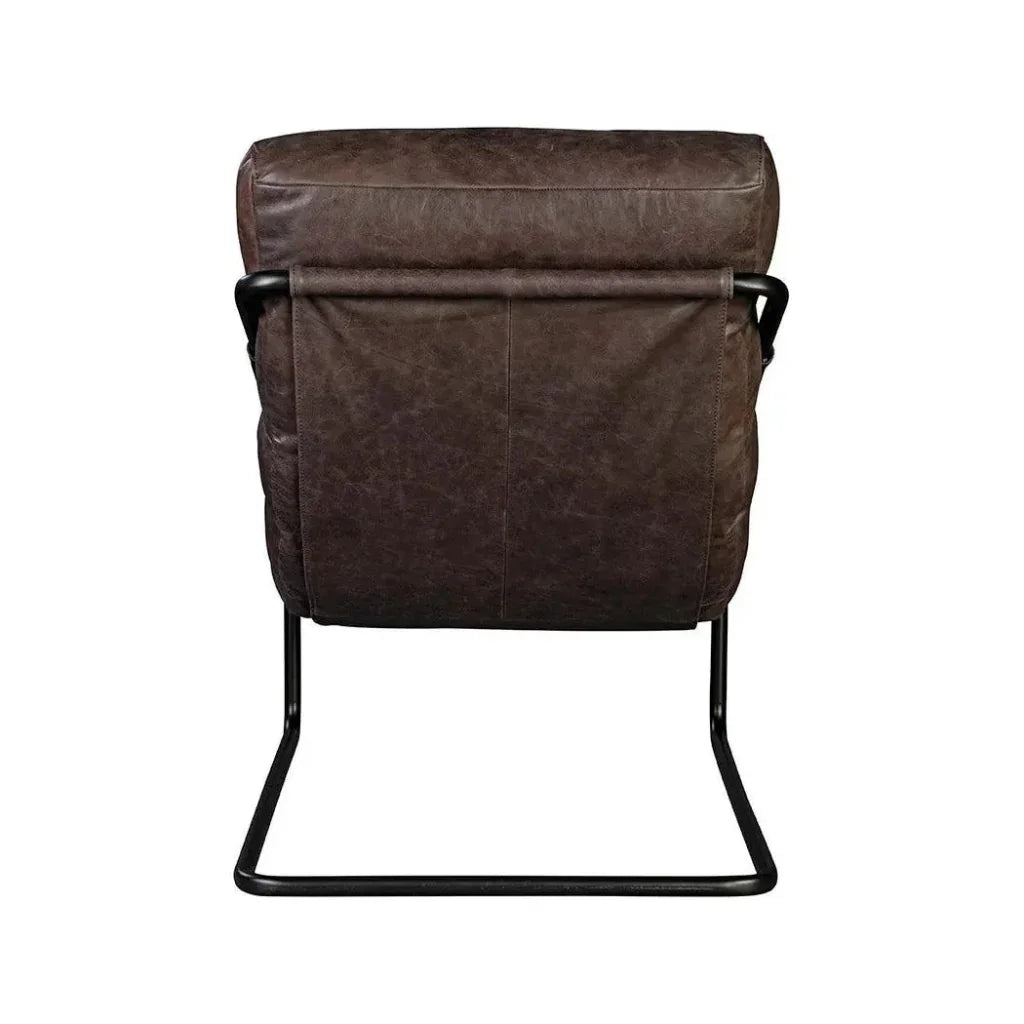 Carrington Leather Occasional Chair - LOOMLAN - Furniture Classics - Accent Chairs