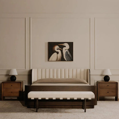 Carson Bronze Metal Frame Dining Bench - LOOMLAN - Moe's Home - Dining Benches