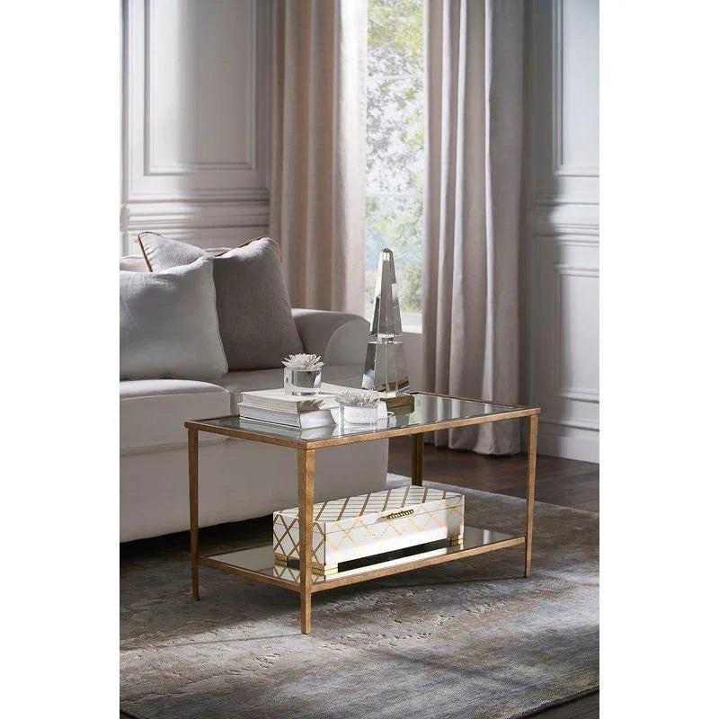 Carson Iron Made Rectangular Cocktail Table - LOOMLAN - Chelsea House - Coffee Tables