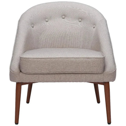 Carter Accent Chair Gray - LOOMLAN - Zuo Modern - Accent Chairs