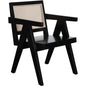 Carter Accent Chair in Solid Wood in Black - LOOMLAN - Diamond Sofa - Accent Chairs