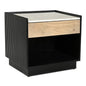 Carter Black Marble Top Nightstand - LOOMLAN - Moe's Home - Nightstands