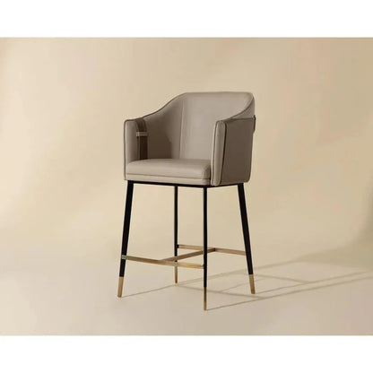 Carter Leather Counter Stool - LOOMLAN - SUNPAN - Counter Stools
