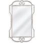 Carthage Wood White Vertical Wall Mirror - LOOMLAN - Bassett Mirror - Wall Mirrors