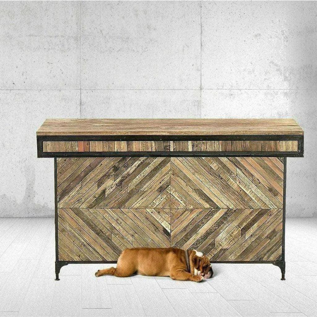 Carveth Home Bar Island Server with Counter-Home Bar Islands-LOOMLAN-LOOMLAN