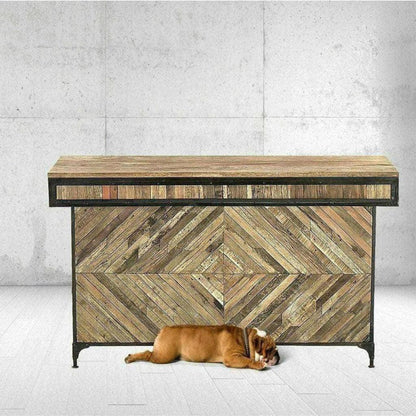 Carveth Home Bar Island Server with Counter-Home Bar Islands-LOOMLAN-LOOMLAN