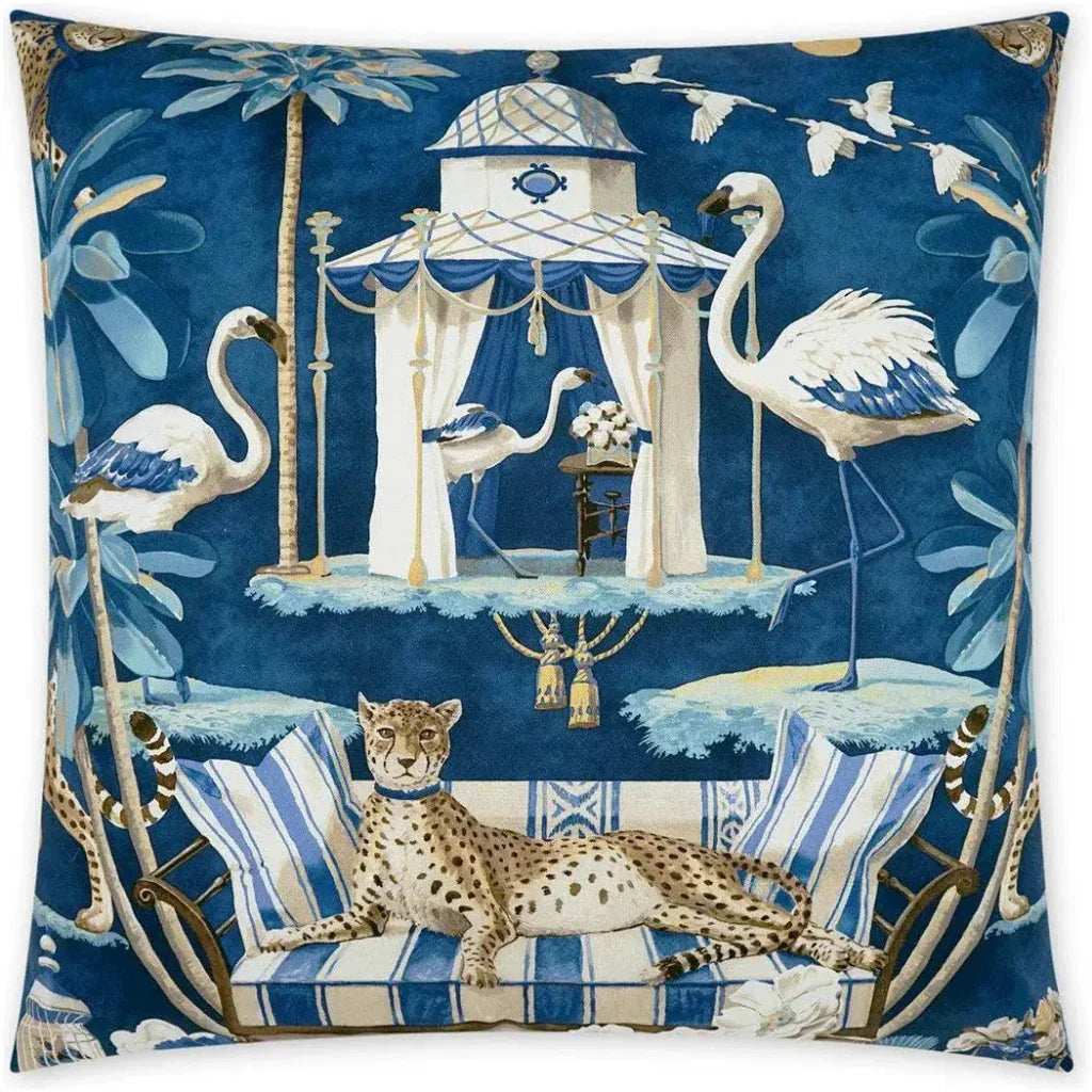 Casablanca Midnight Blue Large Throw Pillow Insert - LOOMLAN - D.V. Kap - Throw Pillows