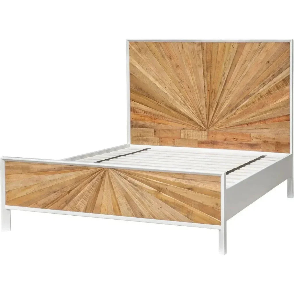 Casablanca Reclaimed Wood Bed Frame - LOOMLAN - LH Imports - Beds