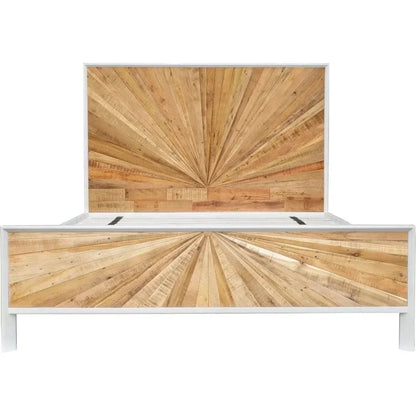 Casablanca Reclaimed Wood Bed Frame - LOOMLAN - LH Imports - Beds
