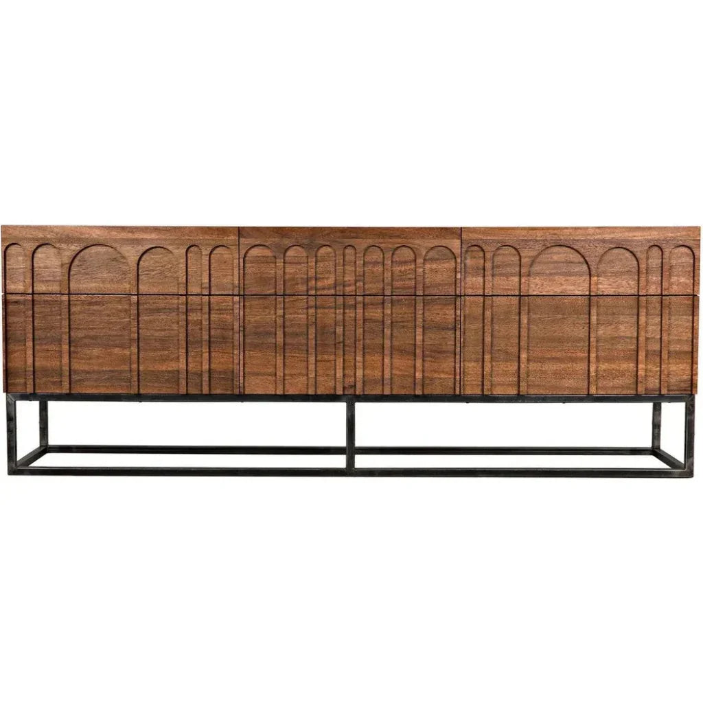 Casanova Sideboard, Dark Walnut - LOOMLAN - Noir - Sideboards