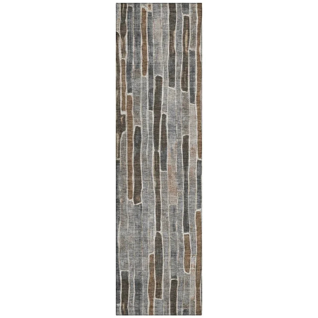 Casava Gray Washable Indoor - Outdoor Rug - LOOMLAN - LOOMLAN Rugs - Outdoor Rugs