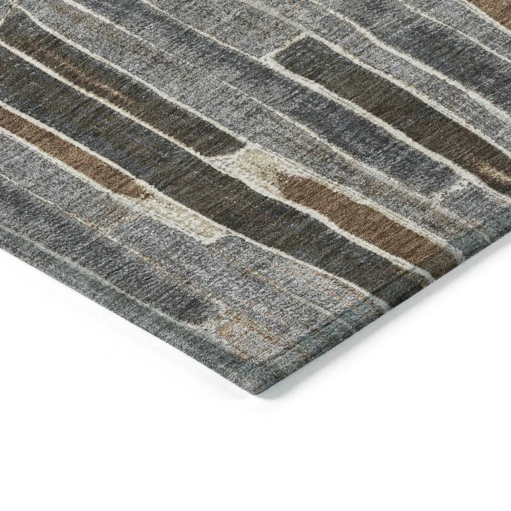 Casava Gray Washable Indoor - Outdoor Rug - LOOMLAN - LOOMLAN Rugs - Outdoor Rugs