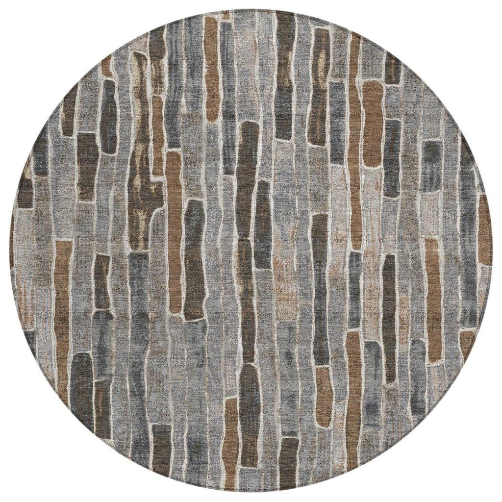 Casava Gray Washable Indoor - Outdoor Rug - LOOMLAN - LOOMLAN Rugs - Outdoor Rugs
