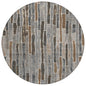 Casava Gray Washable Indoor - Outdoor Rug - LOOMLAN - LOOMLAN Rugs - Outdoor Rugs