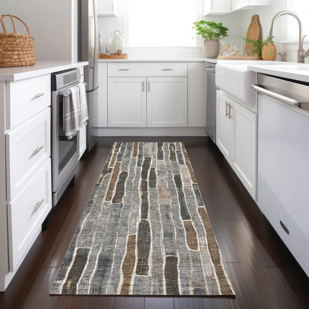 Casava Gray Washable Indoor - Outdoor Rug - LOOMLAN - LOOMLAN Rugs - Outdoor Rugs