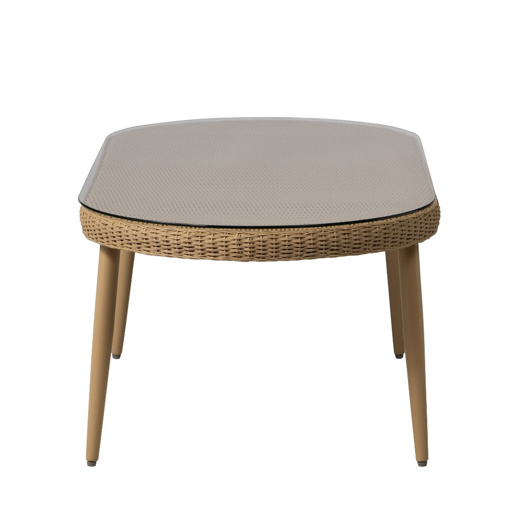 Cascade Oval Outdoor Cocktail Table-Outdoor Coffee Tables-Lloyd Flanders-LOOMLAN