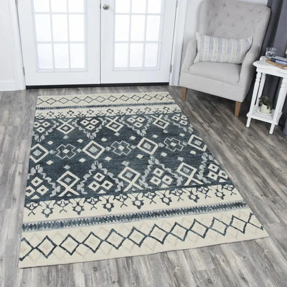 Case Tribal Motif Natural Large Area Rugs - LOOMLAN - LOOMLAN - Area Rugs
