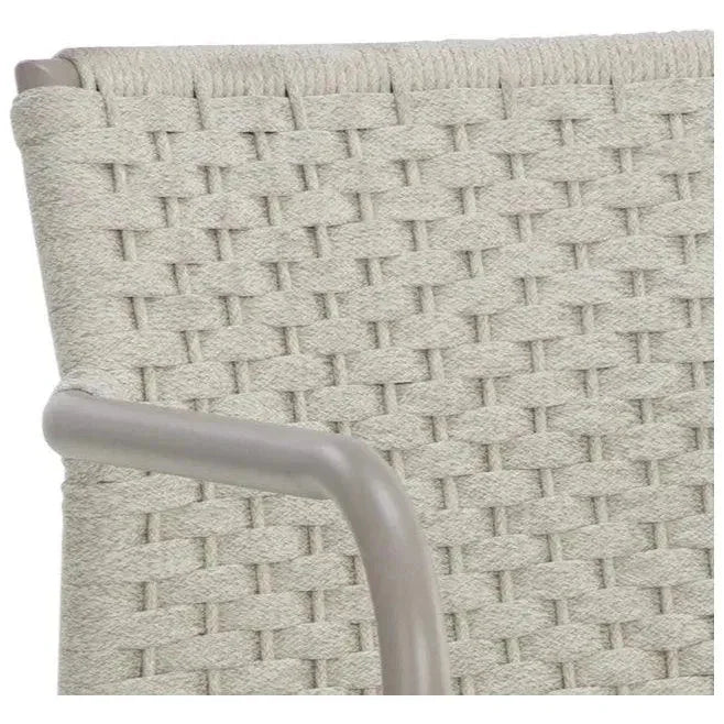 Casella Stackable Dining Armchair Cream - Classic 2PC-Outdoor Dining Chairs-SUNPAN-LOOMLAN