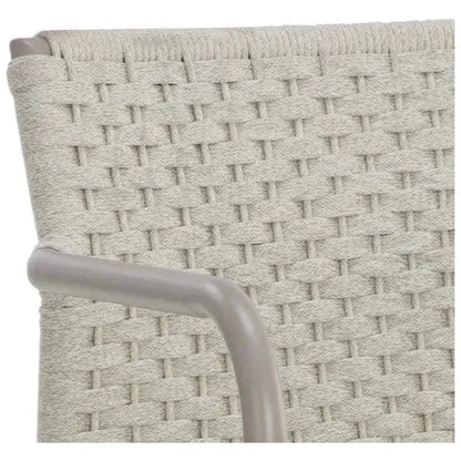 Casella Stackable Dining Armchair Cream - Classic 2PC-Outdoor Dining Chairs-SUNPAN-LOOMLAN