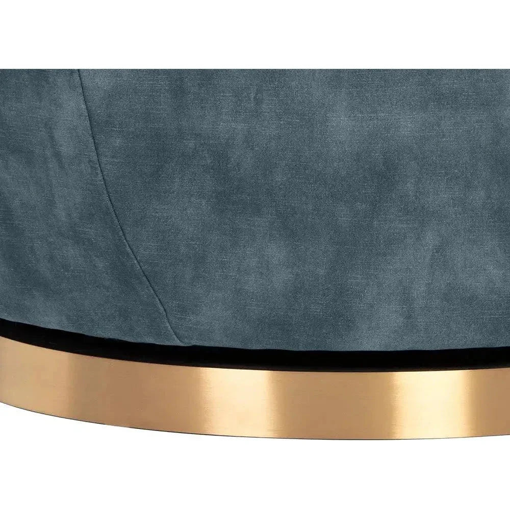 Casey Fabric Swivel Lounge Chair - LOOMLAN - SUNPAN - Club Chairs