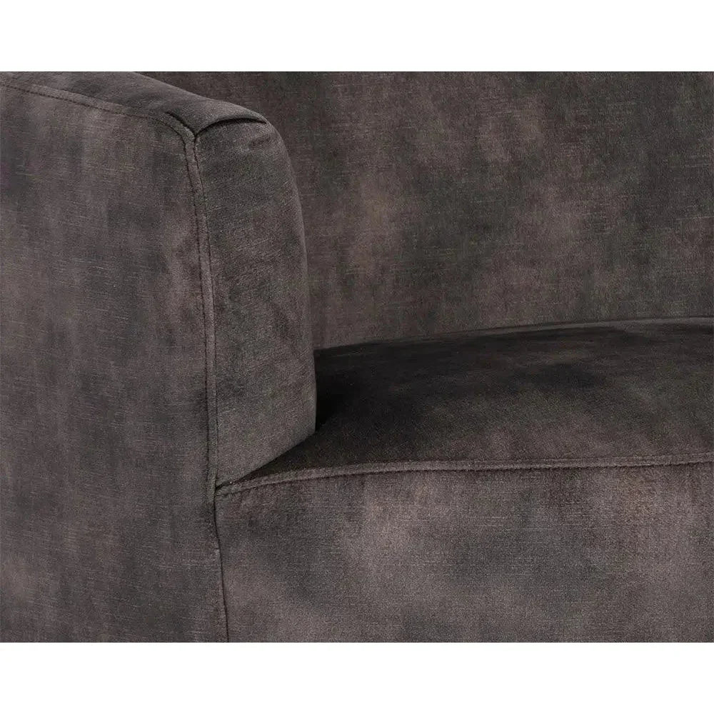 Casey Fabric Swivel Lounge Chair - LOOMLAN - SUNPAN - Club Chairs