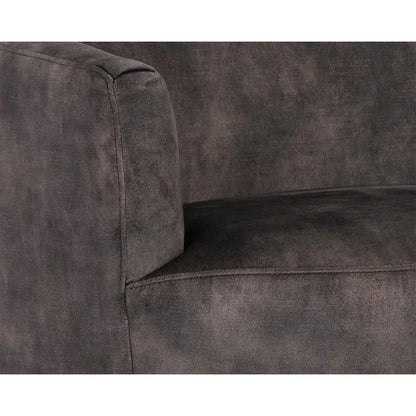 Casey Fabric Swivel Lounge Chair - LOOMLAN - SUNPAN - Club Chairs