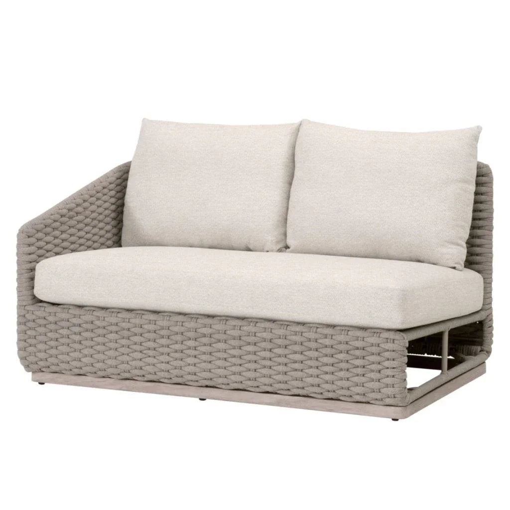 Caspian Olefin Fabric Outdoor Modular Arm Sofa - LOOMLAN - Essentials For Living - Outdoor Sofas & Loveseats