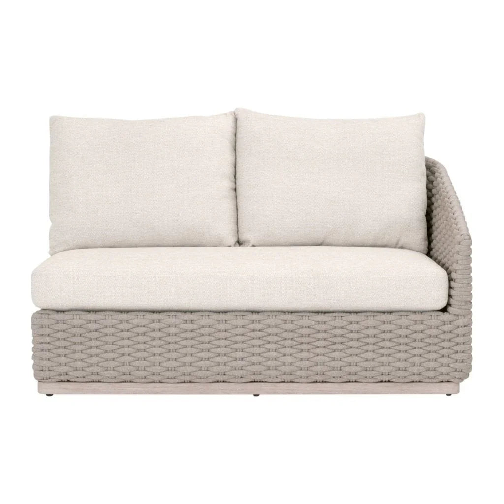 Caspian Olefin Fabric Outdoor Modular Arm Sofa - LOOMLAN - Essentials For Living - Outdoor Sofas & Loveseats