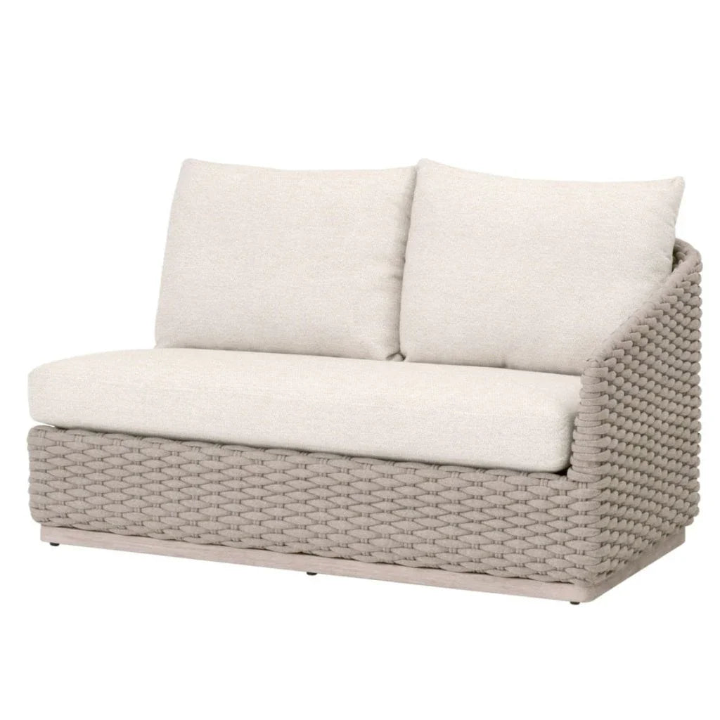 Caspian Olefin Fabric Outdoor Modular Arm Sofa - LOOMLAN - Essentials For Living - Outdoor Sofas & Loveseats