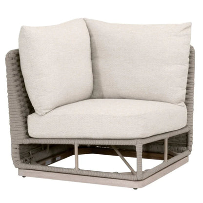 Caspian Olefin Fabric Outdoor Modular Corner Sofa - LOOMLAN - Essentials For Living - Outdoor Sofas & Loveseats