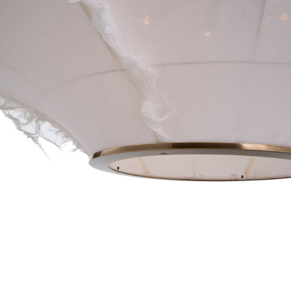 Cassidy Linen Fabric Shade White Pendant