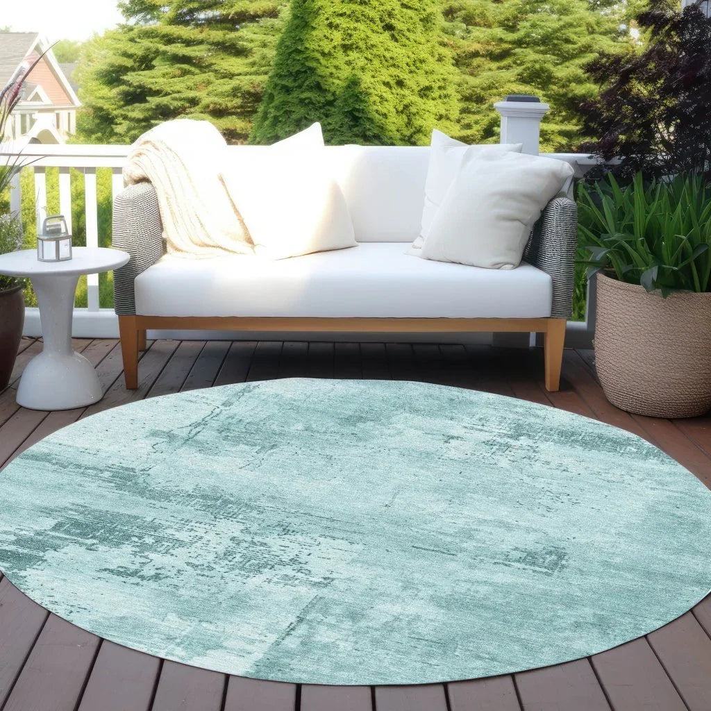 Cassiva Blue Washable Indoor-Outdoor Rug-Outdoor Rugs-LOOMLAN Rugs-LOOMLAN