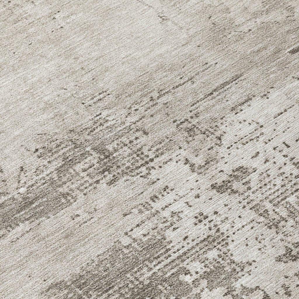 Cassiva Brown Washable Indoor-Outdoor Rug-Outdoor Rugs-LOOMLAN Rugs-LOOMLAN