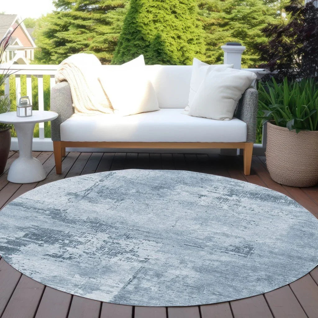 Cassiva Denim Washable Indoor-Outdoor Rug-Outdoor Rugs-LOOMLAN Rugs-LOOMLAN